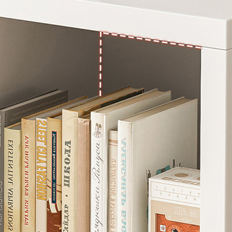 Modern Engineer Wood Bookshelf Closed Back Bookcase for Home Office