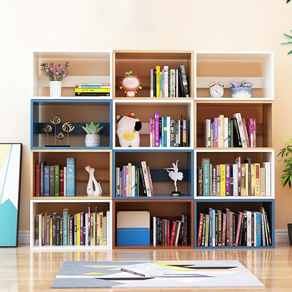 Scandinavian Style Bookshelf Engineer Wood Bookcase for Study Room