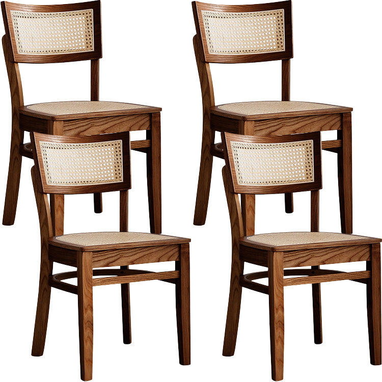 Modern Style Bar-stool Wooden Counter Bar Stool with Wood Legs for Home