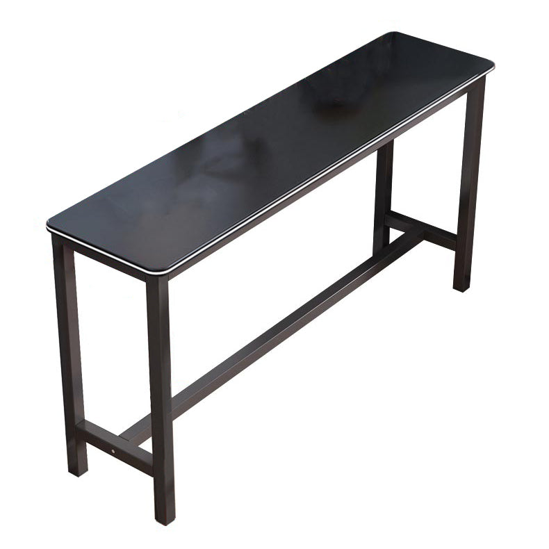 1/3/4/5 Pieces Wood Bar Table Set Matte Finish Modern Bar Set