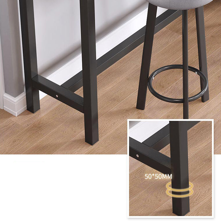 1/3/4/5 Pieces Wood Bar Table Set Matte Finish Modern Bar Set