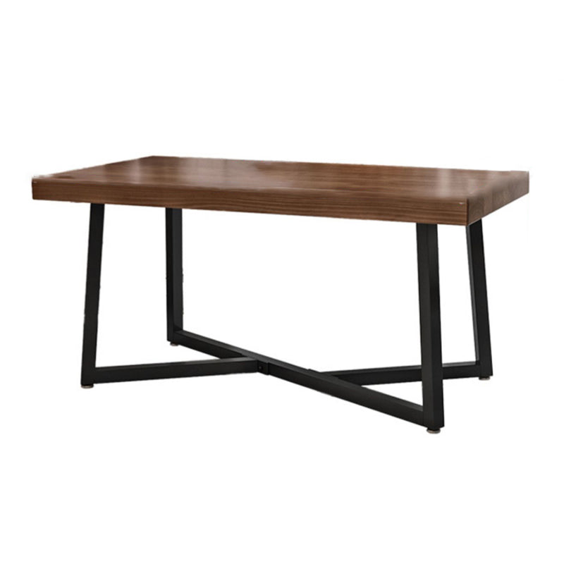 Industrial Rectangle Dinette Set 1/2/4/5 Pieces Natural Wood Table Set