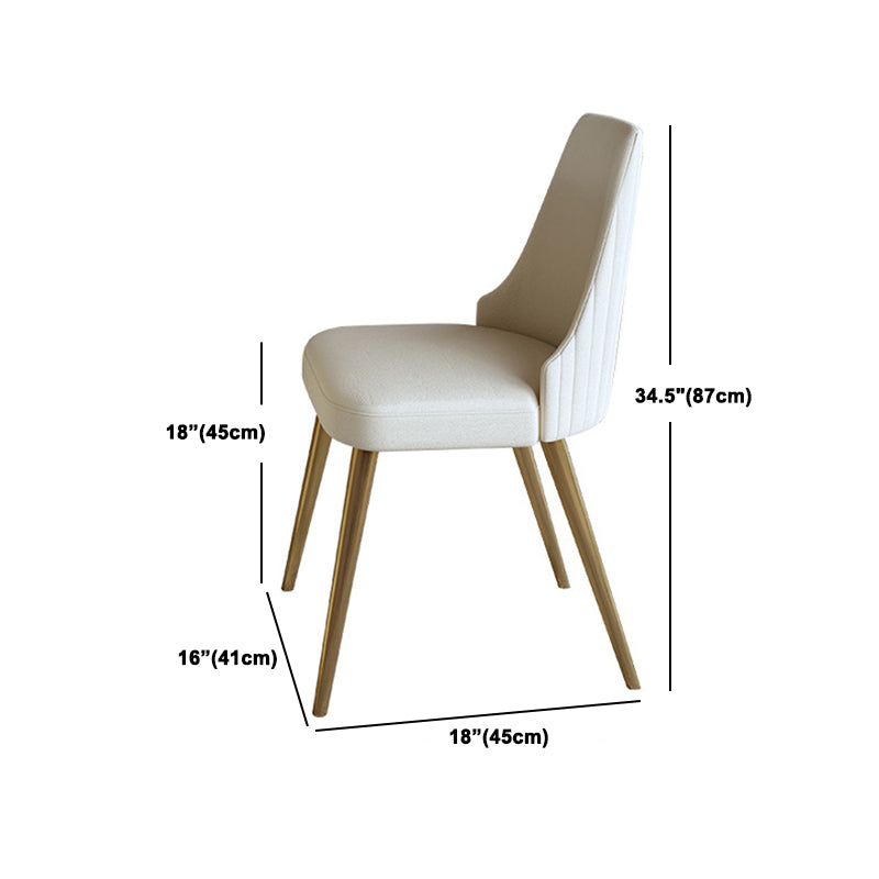 Scandinavian Round Dining Table Sets 1/4/5/7 Pieces Leather Dining Table and Chairs