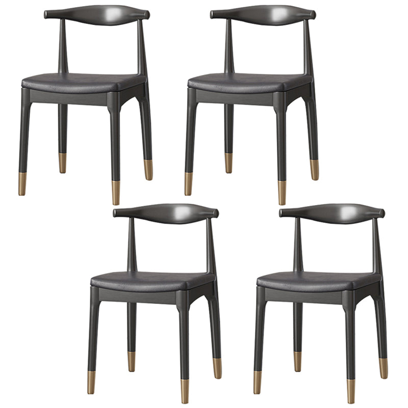 Modern Stone Top Dinette Set 1/2/4/5/7 Pieces Rectangle Dining Table Set in Black