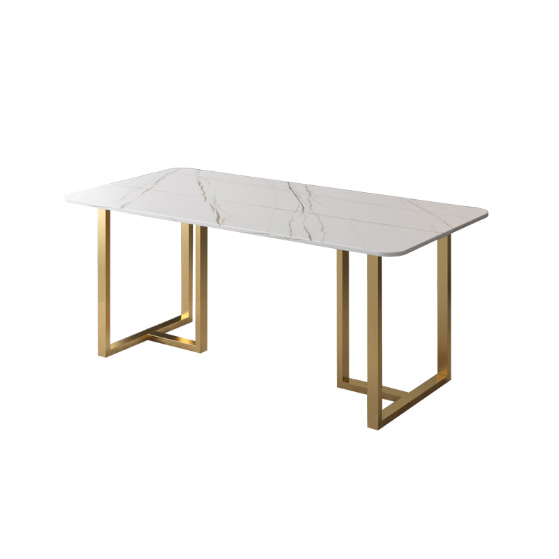 Nordic 1/5/7 Pieces Dining Set Rectangle Stone Dining Table for Dining Room Kitchen
