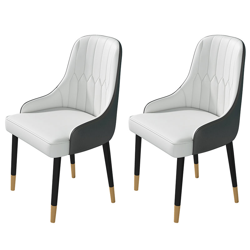 Black Rectangle Dining Table Set 1/2/5/7 Pieces Stone and Metal Dinette Set