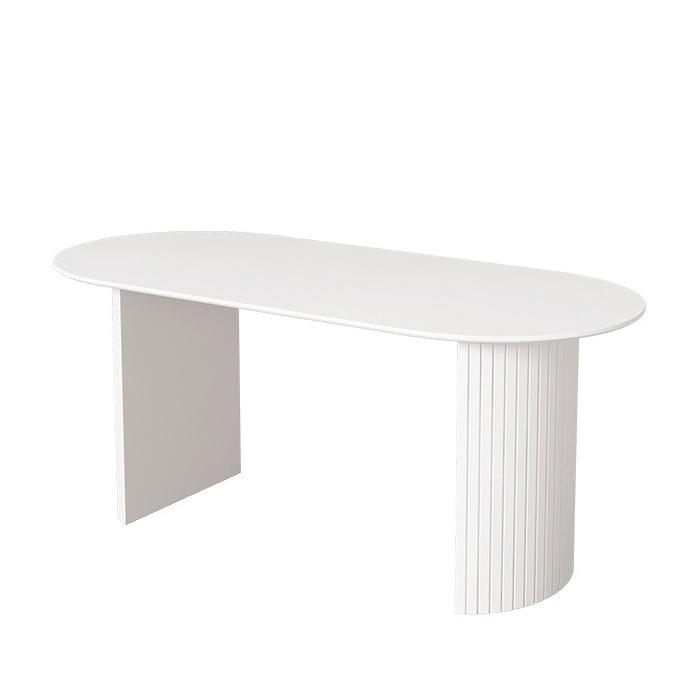 White Dining Table Simple Style Dinette Table for Home and Kitchen