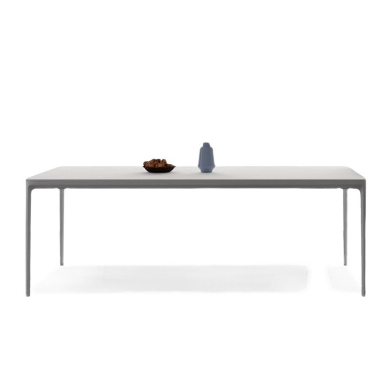 Modern Dinning Tabole with White Marble Rectangle Dining Table for Kitchen