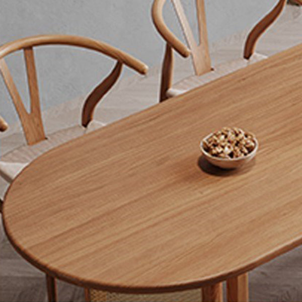 Contemporary Style Dining Table Solid Wood Dinette Table for Home and Kitchen
