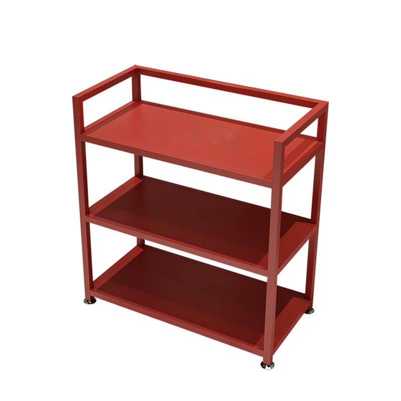 25.59"H Modern Stationary Prep Table Metal Prep Table for Home Use