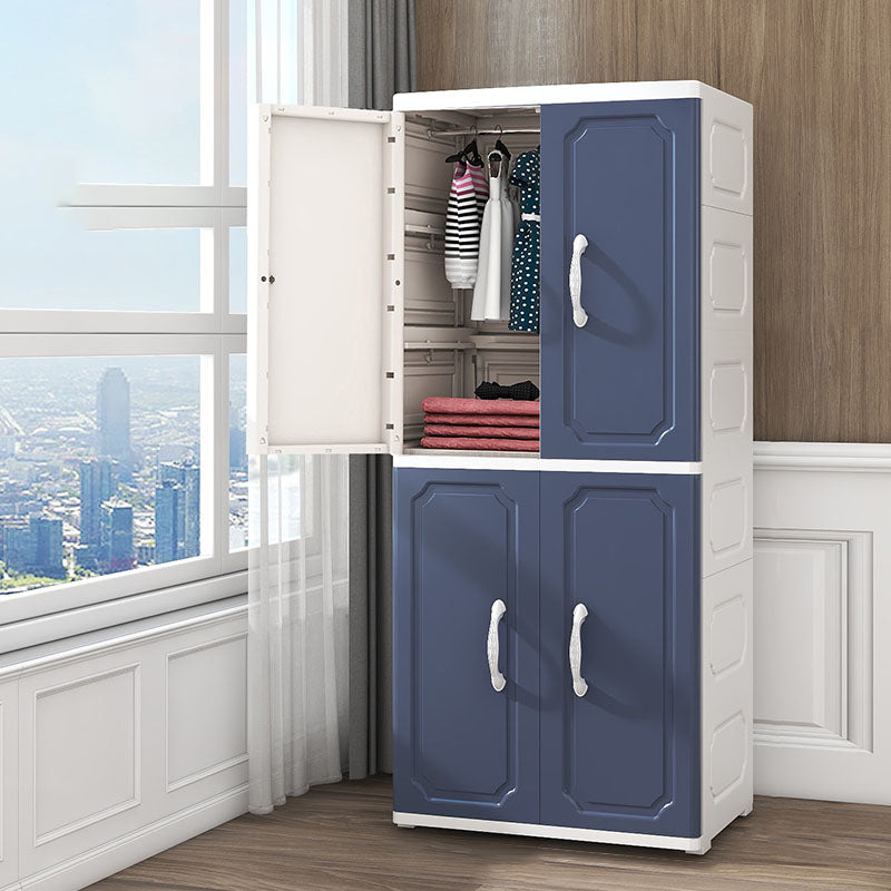 Contemporary Style Wardrobe Plastic Wardrobe Closet for Bedroom
