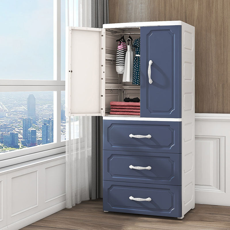 Contemporary Style Wardrobe Plastic Wardrobe Closet for Bedroom