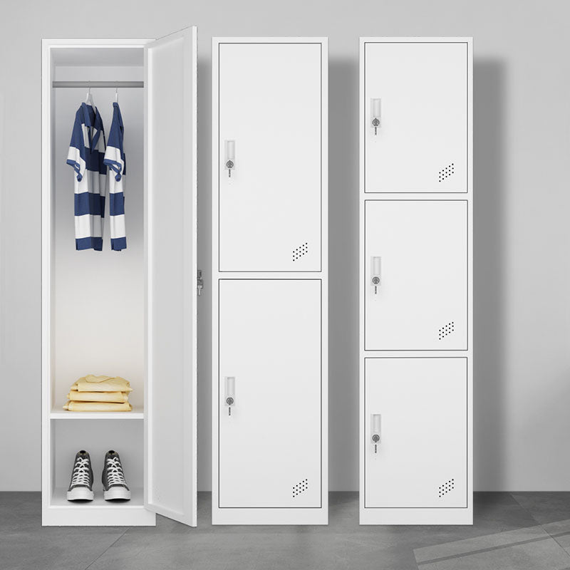 Steel Storage Cabinet Contemporary Wardrobe Armoire for Bedroom