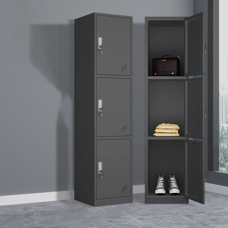 Steel Storage Cabinet Contemporary Wardrobe Armoire for Bedroom