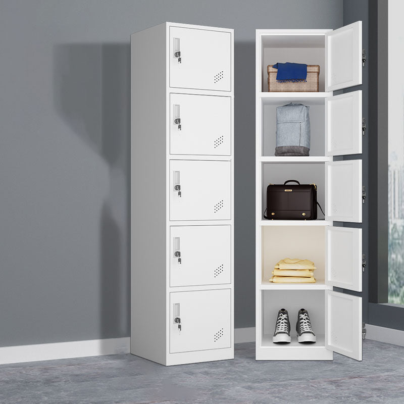 Steel Storage Cabinet Contemporary Wardrobe Armoire for Bedroom