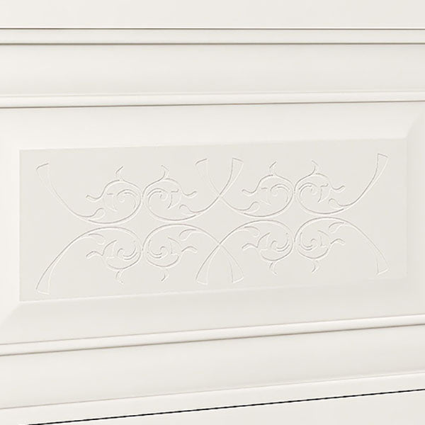 Plastic Contemporary Storage Cabinet for Bedroom Matte Finish Cabinet