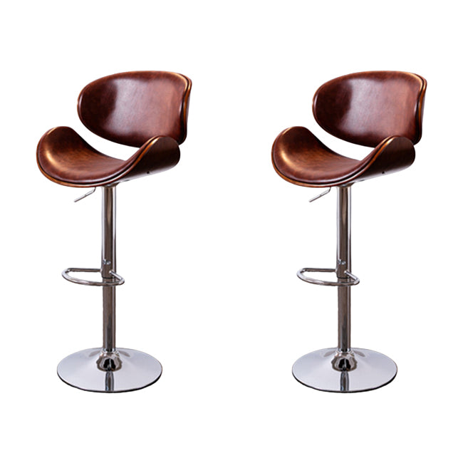 Industrial Liftable Bar-stool Metal Counter Bar Stool with Metal Legs for Kitchen