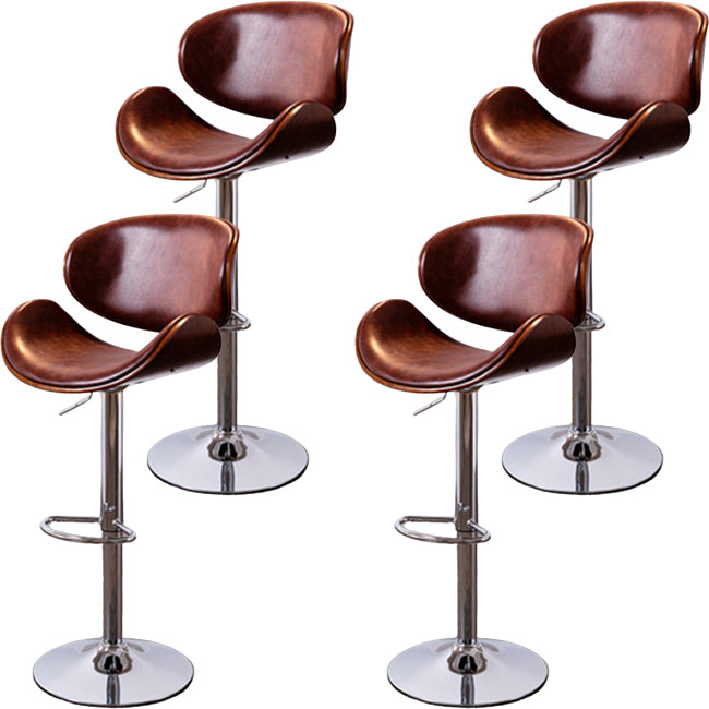 Industrial Liftable Bar-stool Metal Counter Bar Stool with Metal Legs for Kitchen