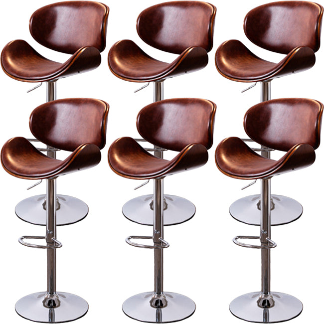 Industrial Liftable Bar-stool Metal Counter Bar Stool with Metal Legs for Kitchen