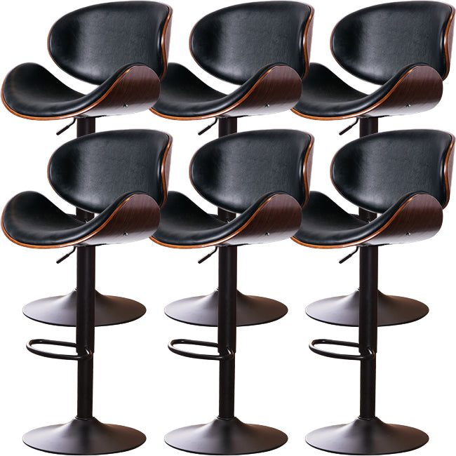 Industrial Liftable Bar-stool Metal Counter Bar Stool with Metal Legs for Kitchen