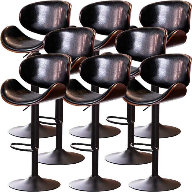 Industrial Liftable Bar-stool Metal Counter Bar Stool with Metal Legs for Kitchen