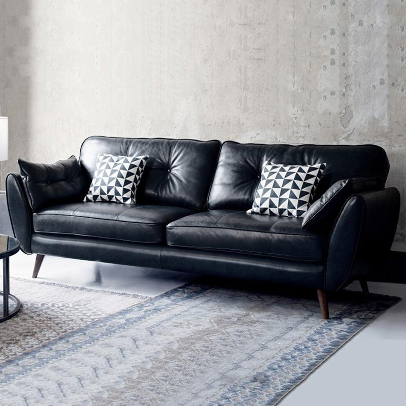 Glam Tufted Split-Back Standard Living Room Pillow Top Arm Sofa