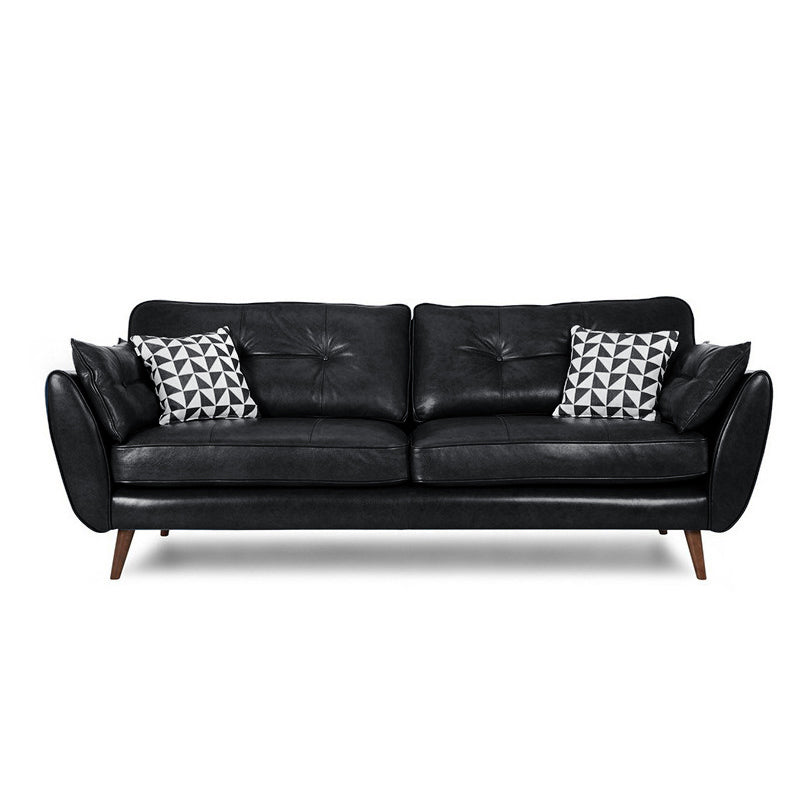 Glam Tufted Split-Back Standard Living Room Pillow Top Arm Sofa