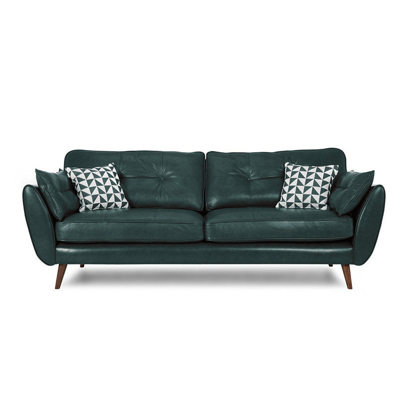 Glam Tufted Split-Back Standard Living Room Pillow Top Arm Sofa