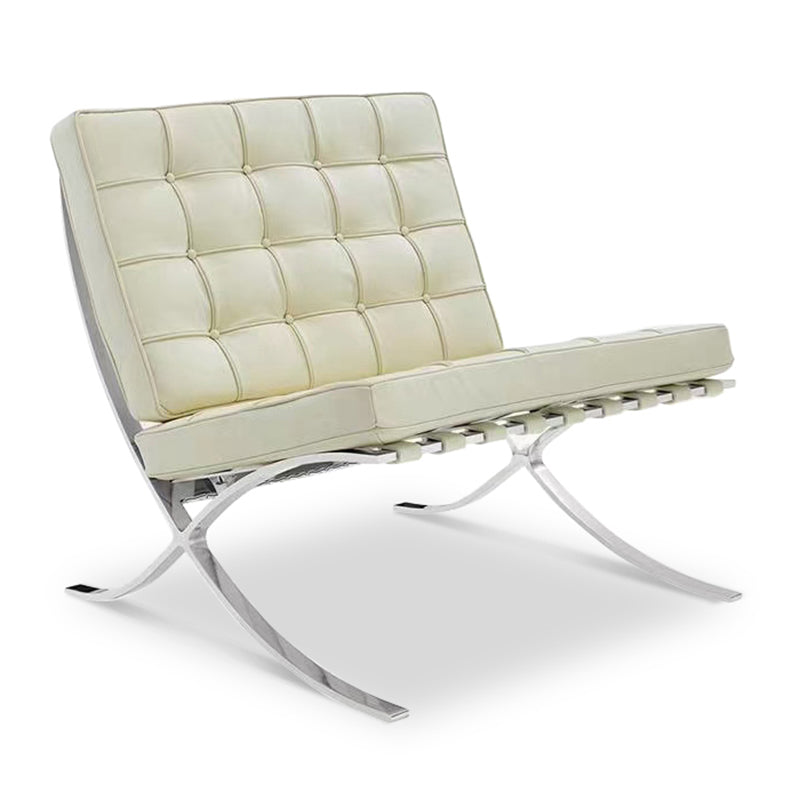 Faux Leather Accent Chair 29.52" L x 30.70" W x 30.70" H Tufted Lounge Chair