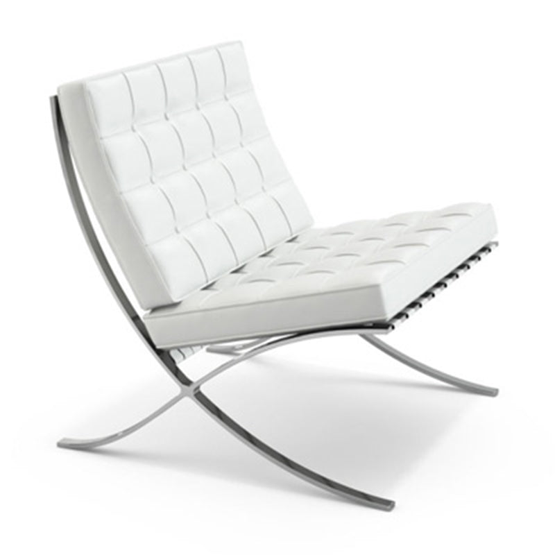 Faux Leather Accent Chair 29.52" L x 30.70" W x 30.70" H Tufted Lounge Chair