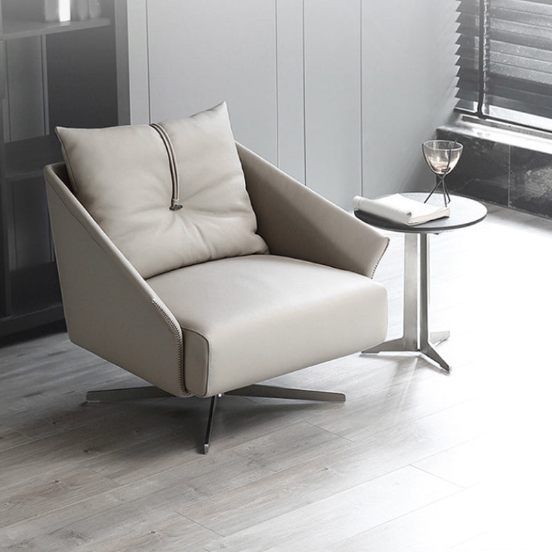 Faux Leather Chair 33" L x29.5"W x27.5"H Swivel Chair for Living Room