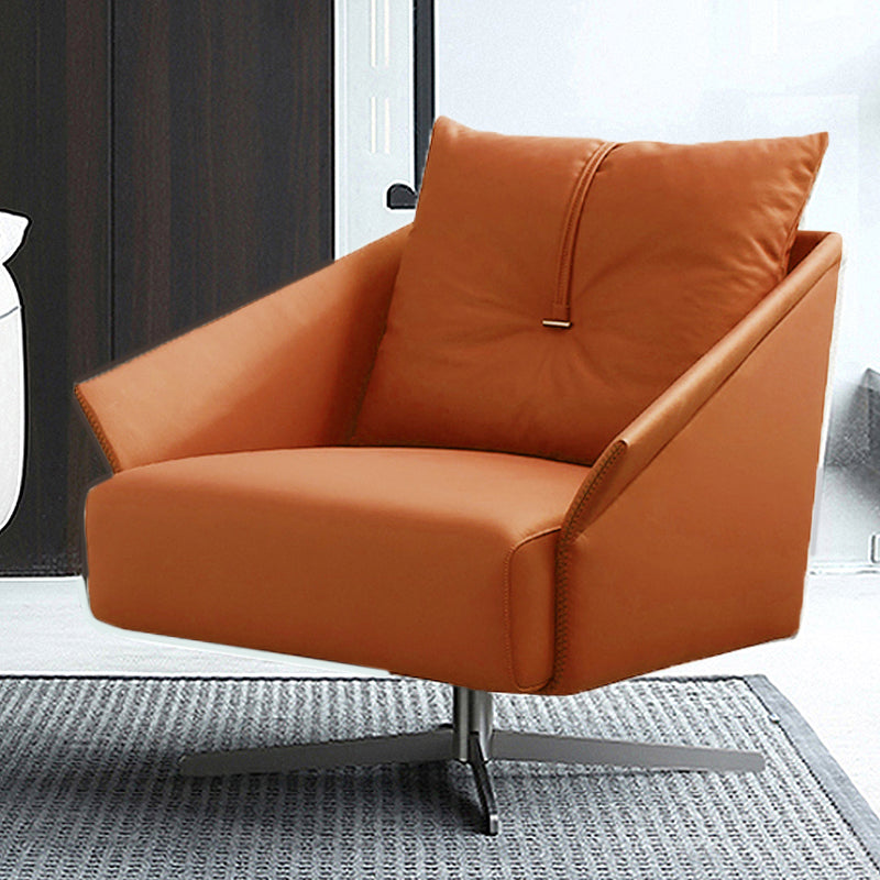 Faux Leather Chair 33" L x29.5"W x27.5"H Swivel Chair for Living Room