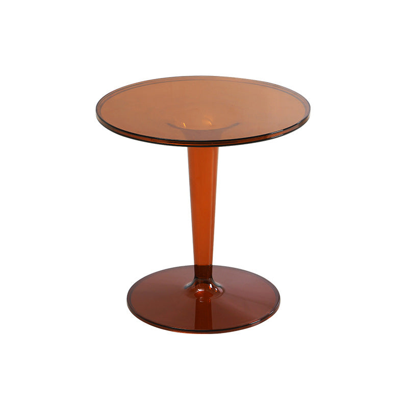 Modern Style Acrylic Material Multicolor Choice of Round Side Table