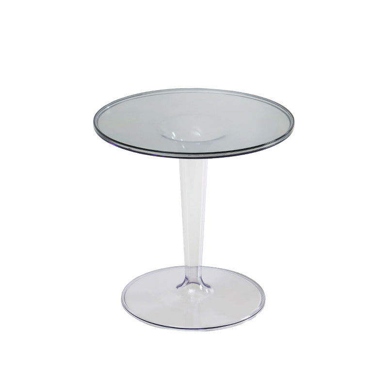 Modern Style Acrylic Material Multicolor Choice of Round Side Table