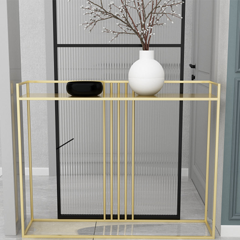 31.49 inch Hall Console Accent Table Ironcraft Sofa Console Table