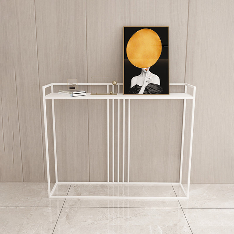31.49 inch Hall Console Accent Table Ironcraft Sofa Console Table
