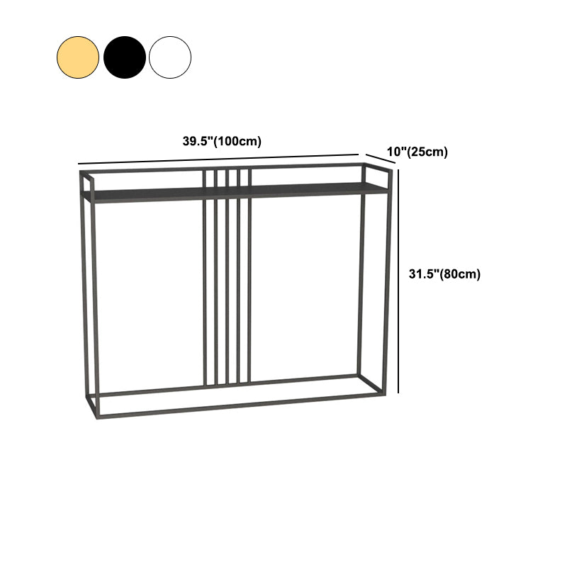 31.49 inch Hall Console Accent Table Ironcraft Sofa Console Table