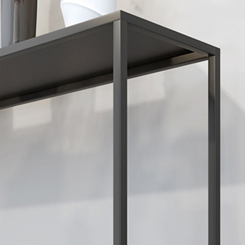 Ironcraft Rectangle Console Table Contemporary Accent Table for Hall