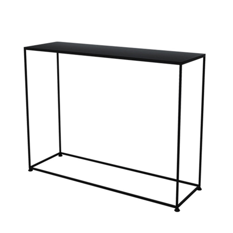 Ironcraft Rectangle Console Table Contemporary Accent Table for Hall