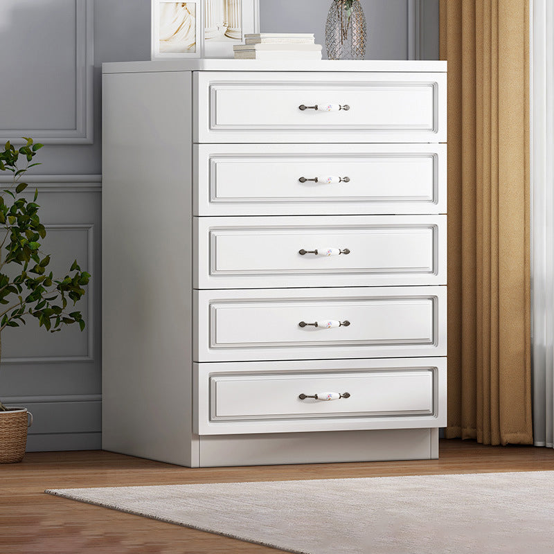 Contemporary Wood Accent Cabinet with Drawer Rectangle Accent Chest