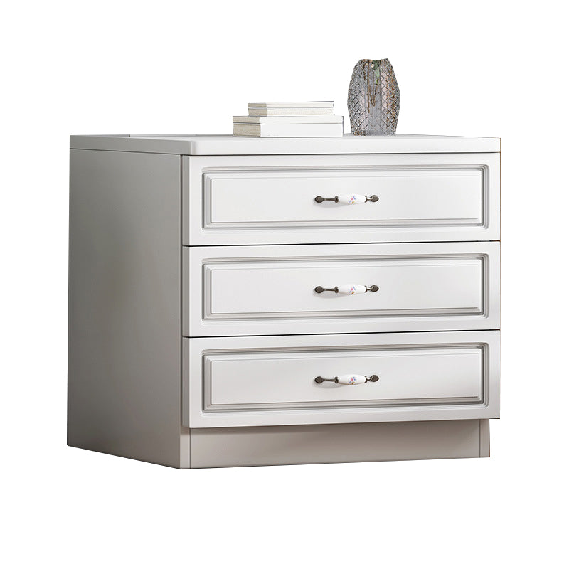 Contemporary Wood Accent Cabinet with Drawer Rectangle Accent Chest