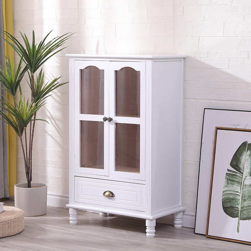 23.62" L x 13.77" W Industrial Wood Accent Cabinet with Drawer Rectangle Side Cabinet