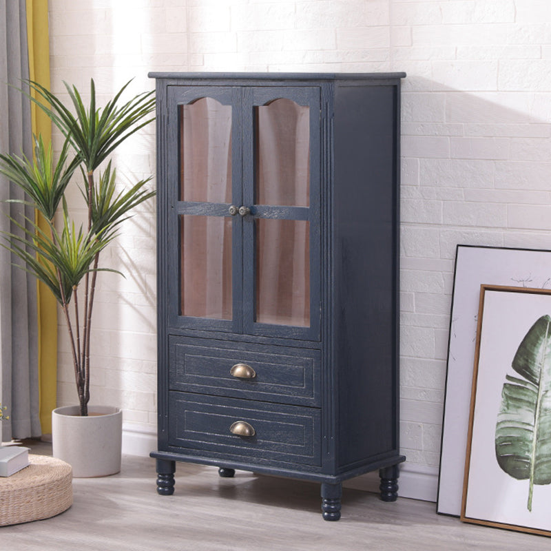 23.62" L x 13.77" W Industrial Wood Accent Cabinet with Drawer Rectangle Side Cabinet