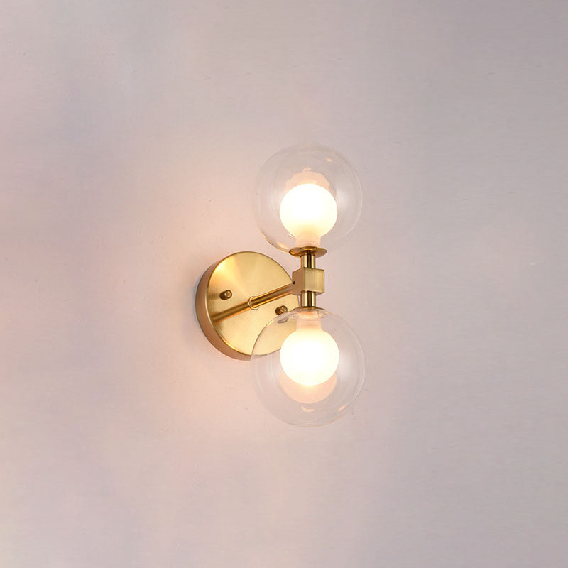 Modern Creative Wall Light Globe Glass Wall Light for Living Room