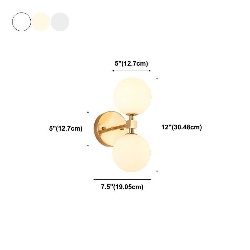 Modern Creative Wall Light Globe Glass Wall Light for Living Room