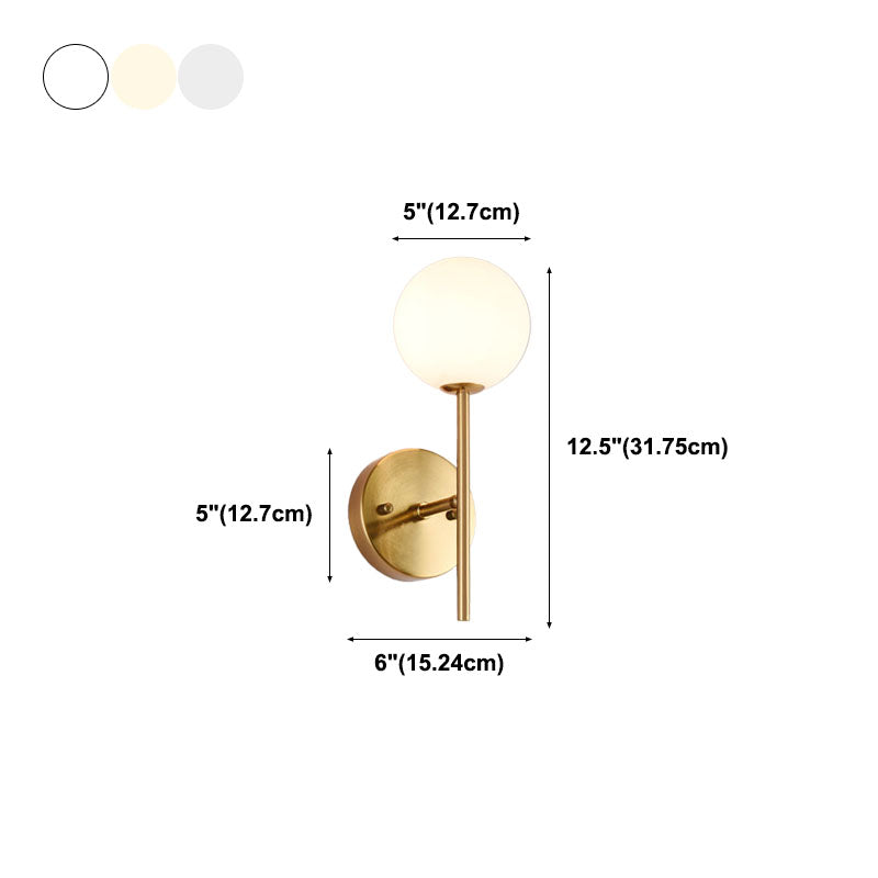 Modern Creative Wall Light Globe Glass Wall Light for Living Room