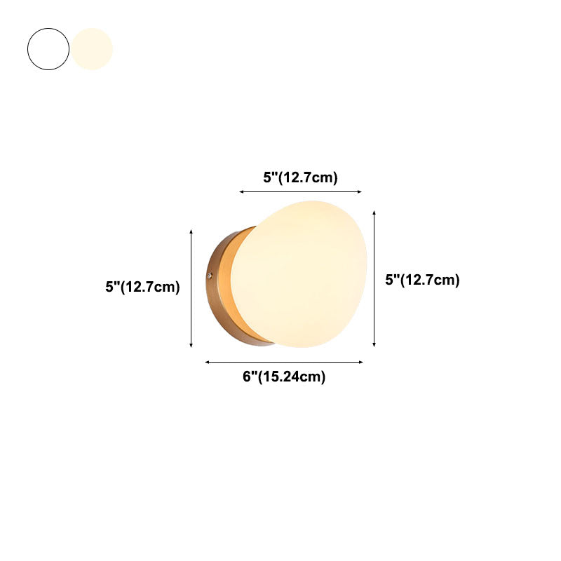 Modern Creative Wall Light Globe Glass Wall Light for Living Room