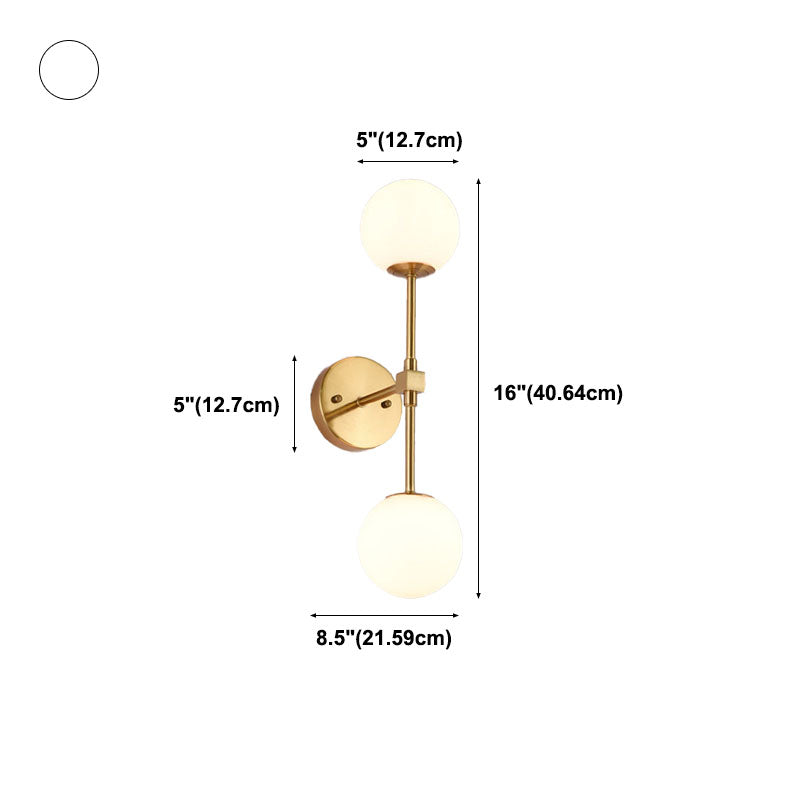 Modern Creative Wall Light Globe Glass Wall Light for Living Room