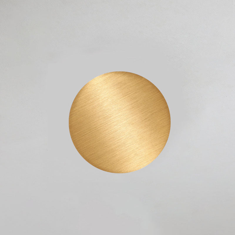 Modern Minimalist LED Wall Light Metal Circular Wall Lamp for Living Room