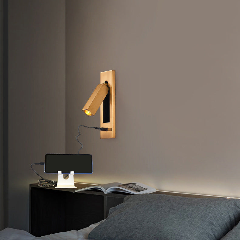 Modern Simplicity LED Wall Lamp Metal Reading Wall Light for Bedroom